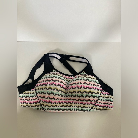 VICTORIA'S SECRET MULTI COLOR THE STANDOUT VSX SPORT BRA MAX SUPPORT 36D - Picture 1 of 4